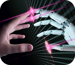 Robot Hand Touch for Your Business Growth